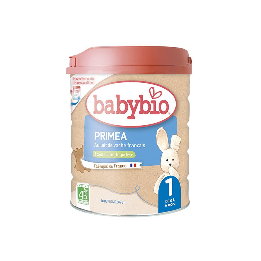 Lait en poudre primea 1 babybio 800g (0-6 mois) - Babyfive Maroc