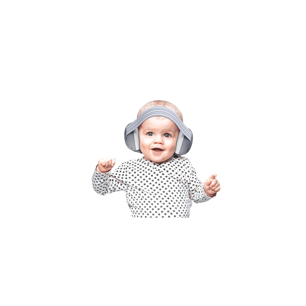 Casque bébé réducteur de bruits gris L2N - Babyfive Maroc